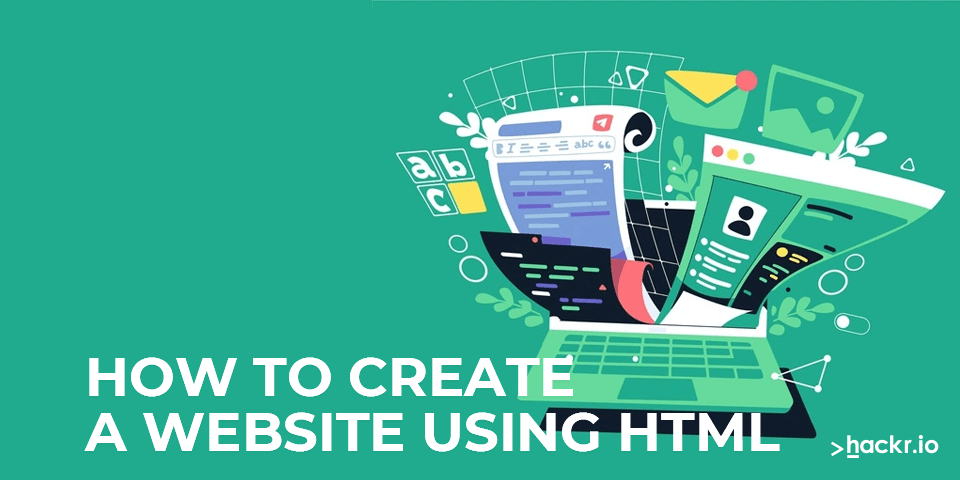 how to create a website using html