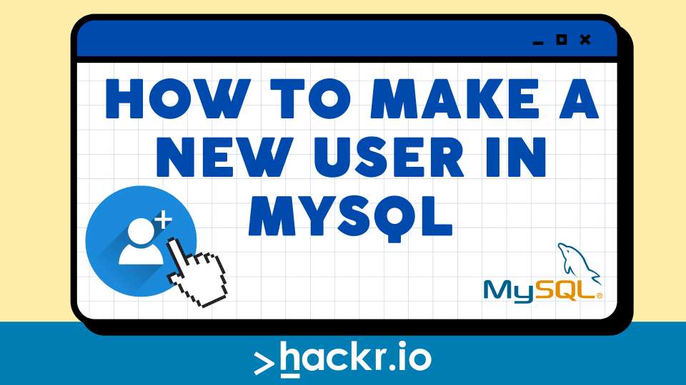 mysql create database and user