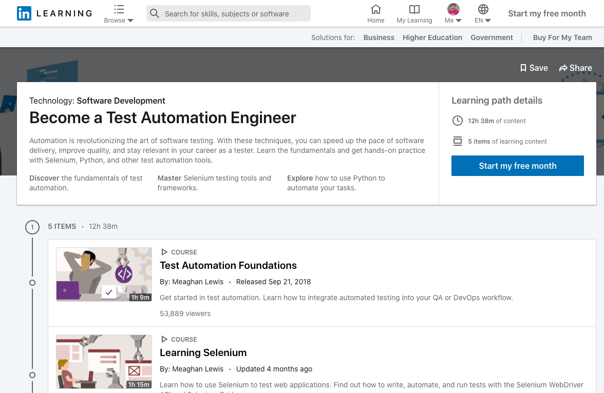Become a Test Automation Engineer