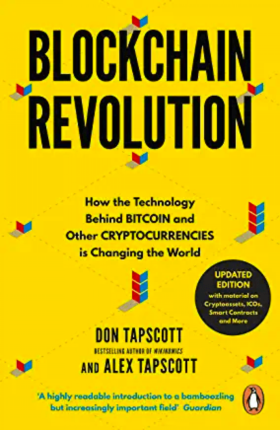 Front cover of Blockchain Revolution.