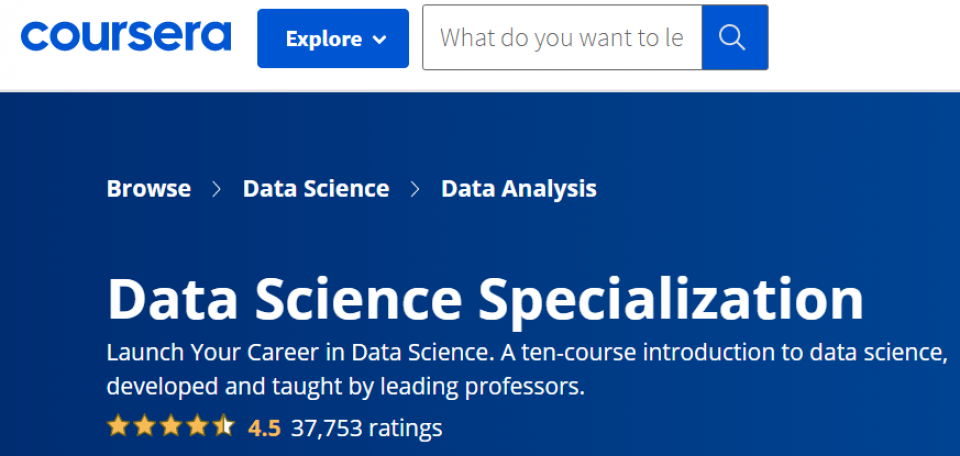 Coursera Data Cert Webpage
