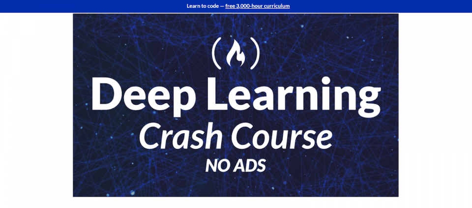 Code Camp Deep Learning course webpage