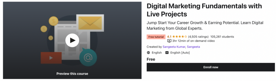 Digital Marketing Fundamentals with Live Projects