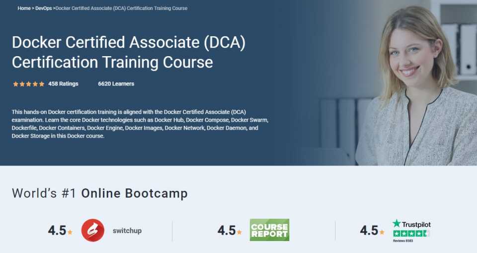 Docker Certified Associate (DCA) Certification Training Course by Simplilearn