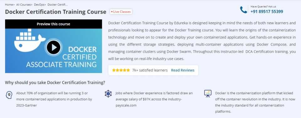 Docker Training and Certification by Edureka