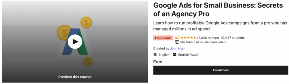 Google AdWords for Small Business: Secrets of an Agency Pro