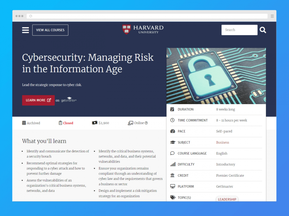 cybersecurity-managing-risk-information