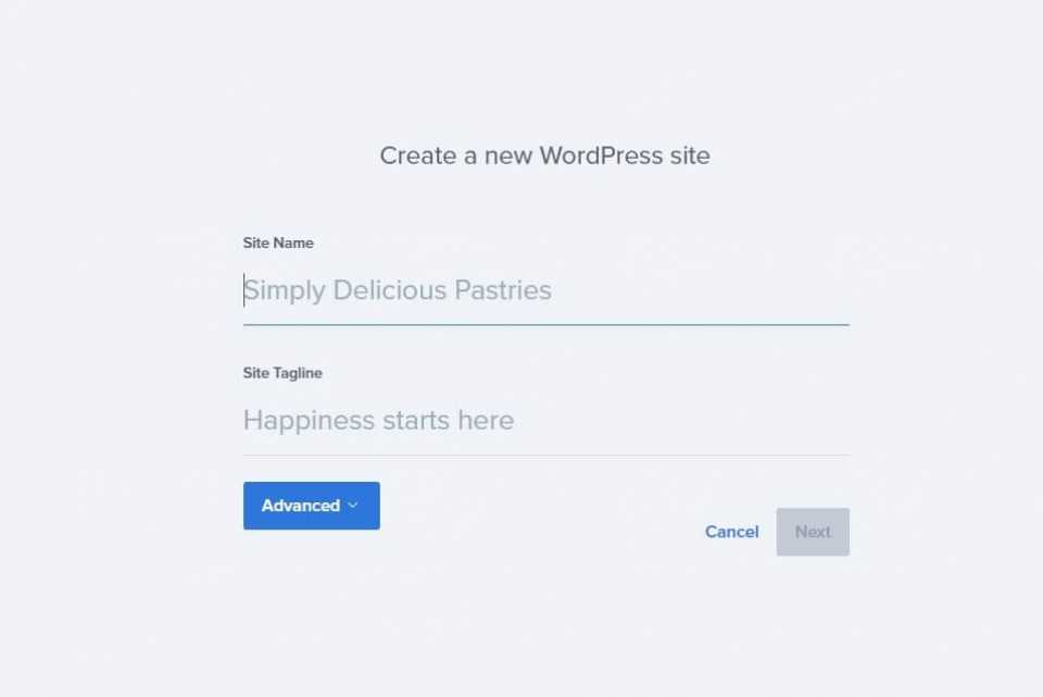 Image of Wordpress Webpage
