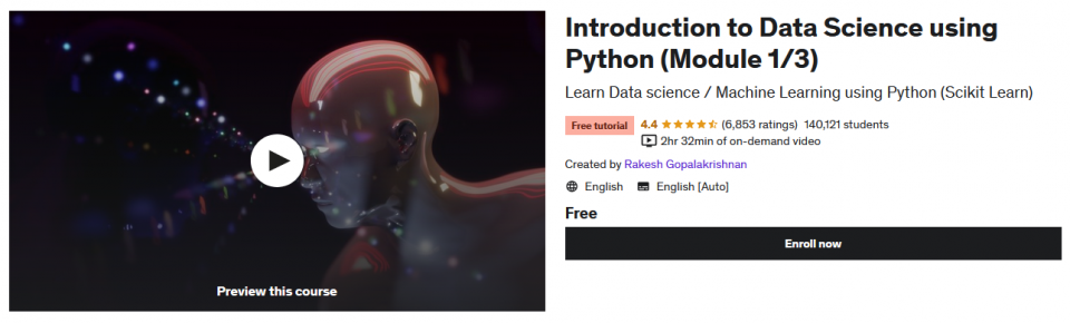 Introduction to Data Science Using Python (Module 1/3)