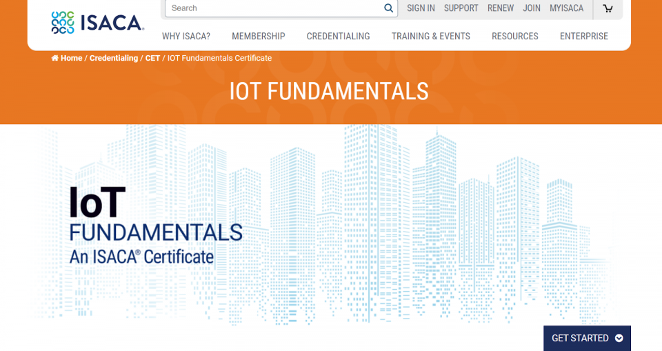 ISACA’s IoT Fundamentals Certificate