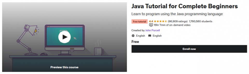 Java Tutorial for Complete Beginners