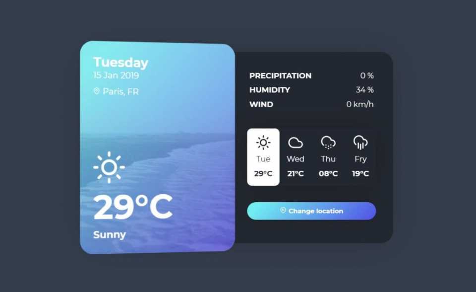 JavaScript Weather App