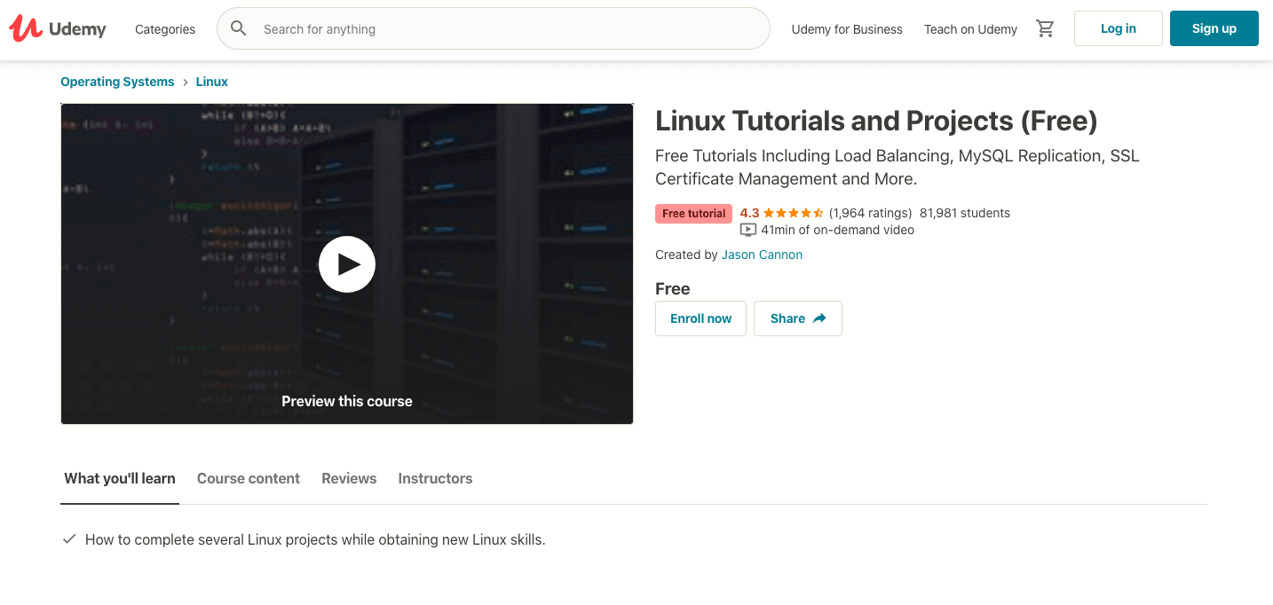 Linux Tutorials and Projects