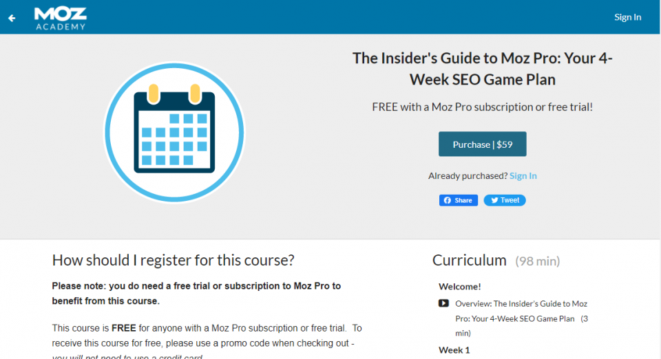 Moz Academy’s Insider’s Guide to Moz Pro: Your 4-Week SEO Game Plan