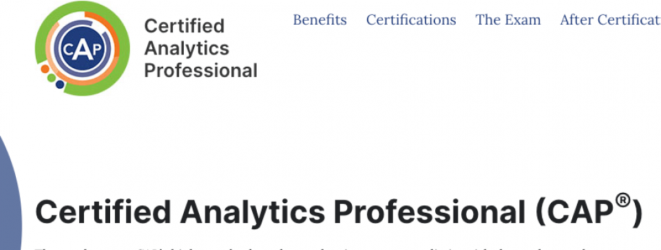 Certified Analytics Professional (CAP)