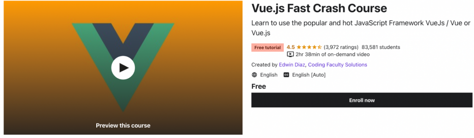 Vue.js Fast Crash Course
