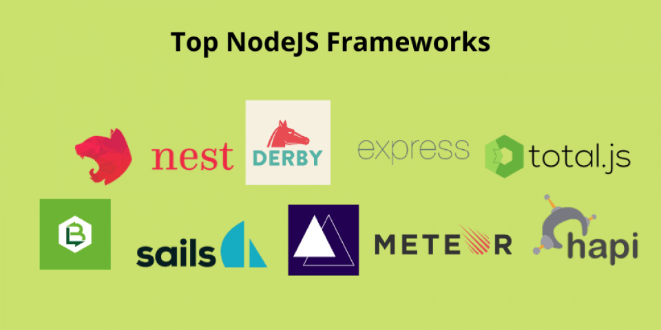 10个最适合开发人员的最佳NodeJS框架合集