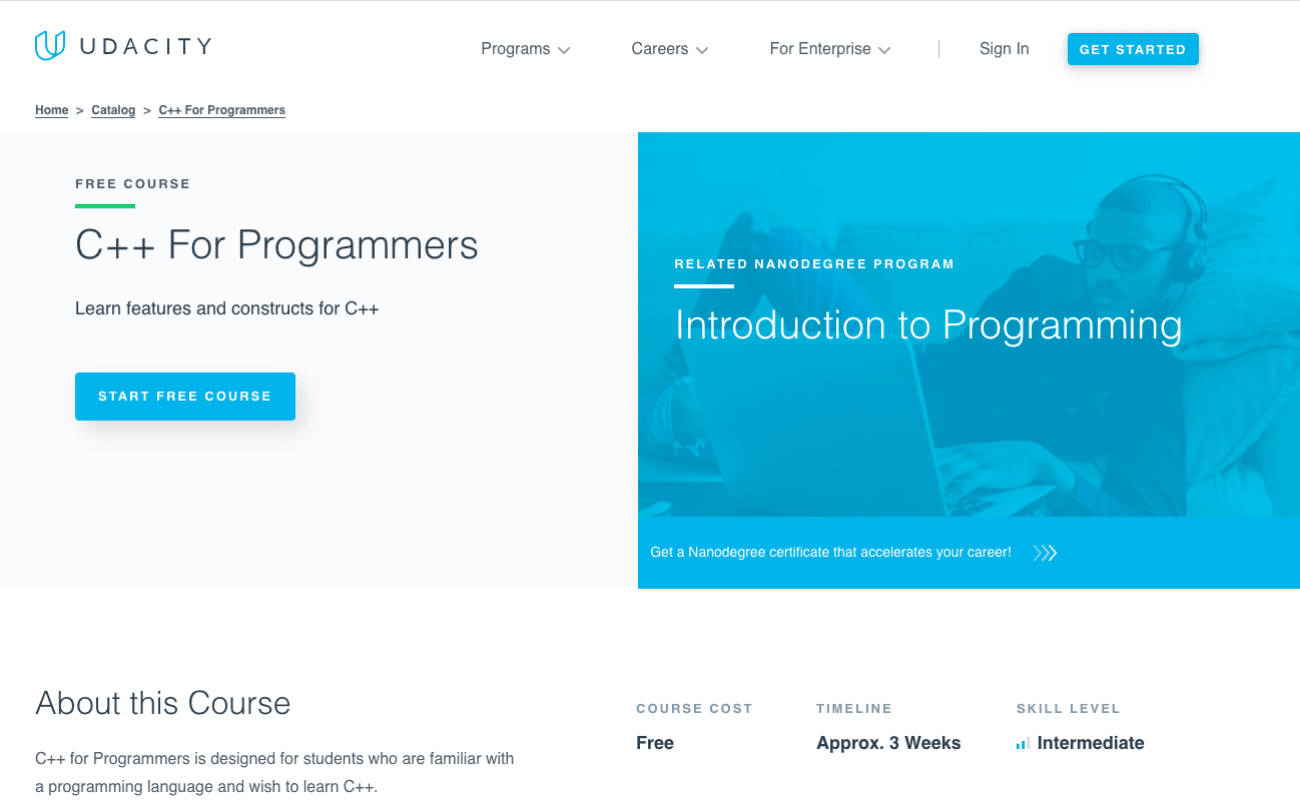 C++ Nanodegree Certification for Programmers