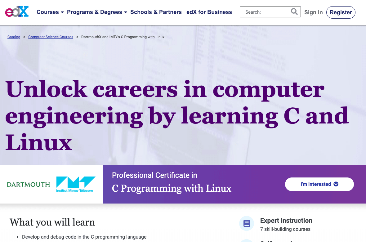 C Programming with Linux