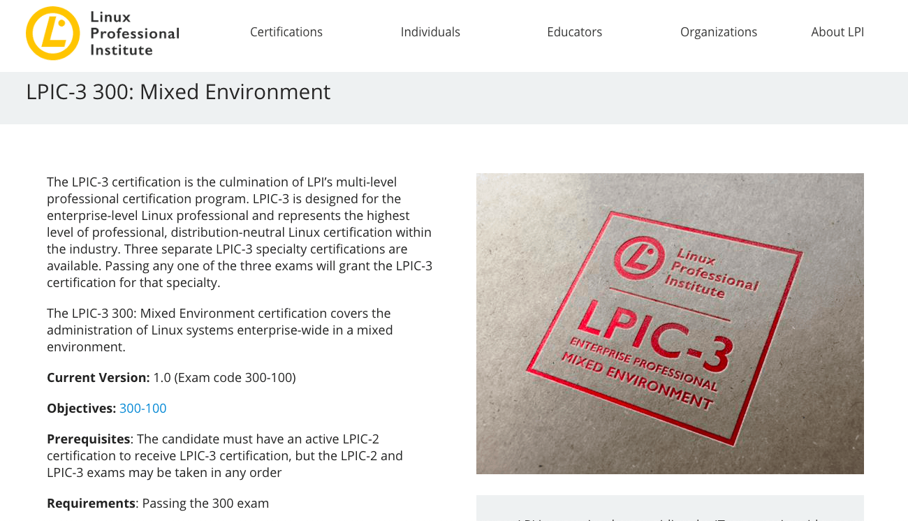 LPIC-3 300: Mixed Environment