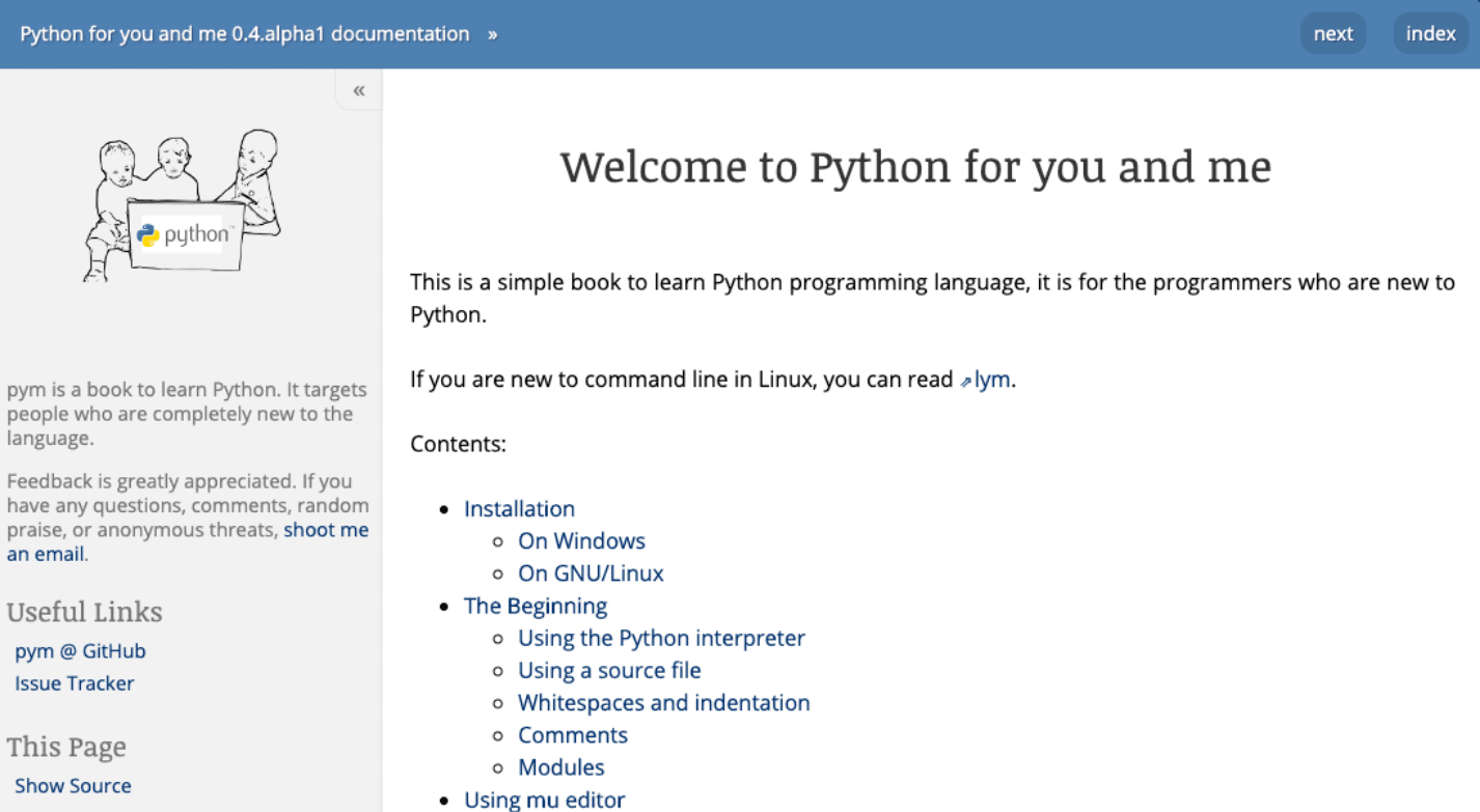 Welcome to Python for you and me